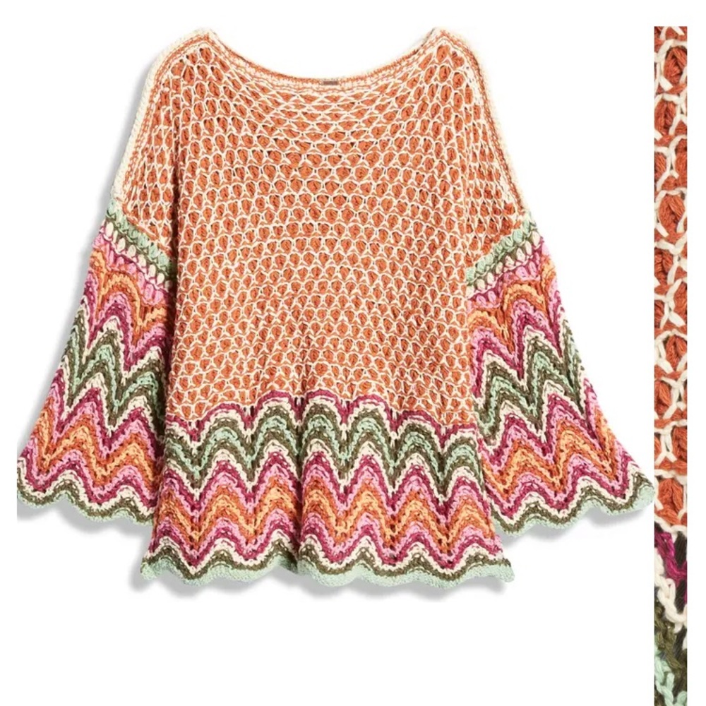 Heatwave knit crochet pullover - Picture 3 of 7